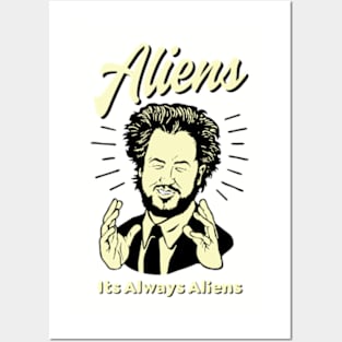 Giorgio Tsoukalos aliens it’s always aliens Posters and Art